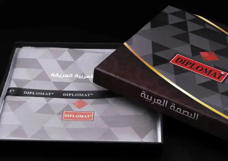 شماغ البصمة العربية أحمر