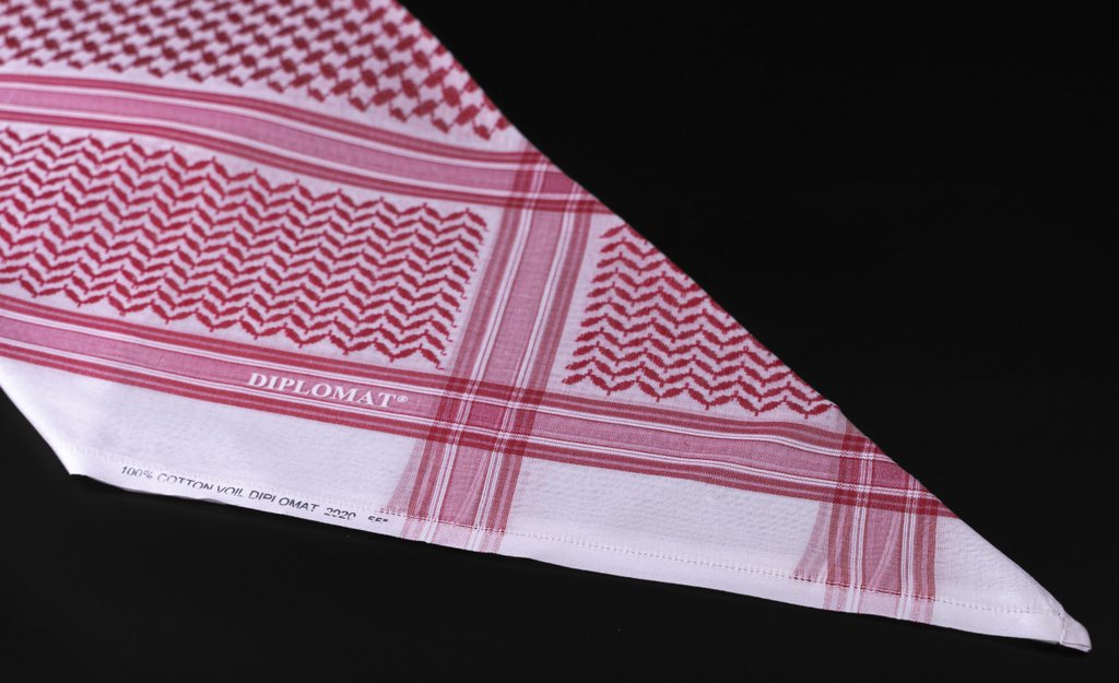 شماغ البصمة العربية أحمر