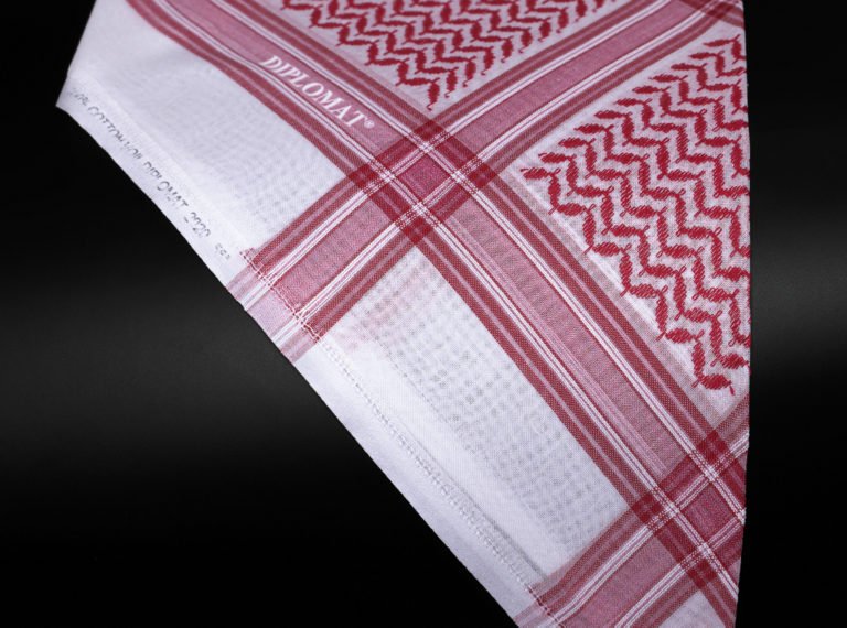 شماغ البصمة العربية أحمر