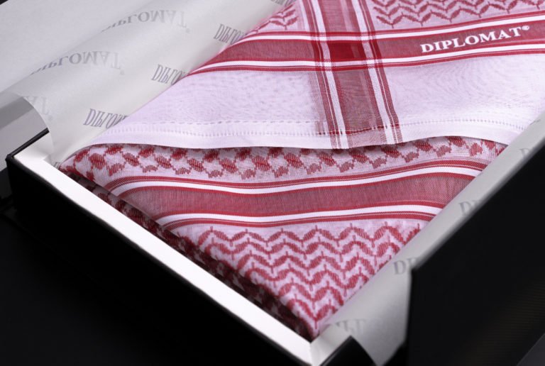 شماغ الدبلوماسي 4 أحمر