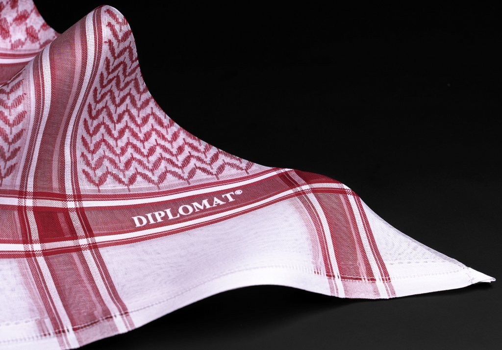 شماغ الدبلوماسي 4 أحمر